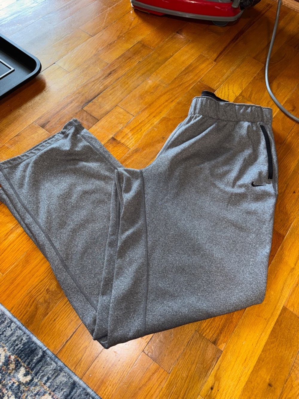 NIKE DRI-FIT GRAY JOGGERS PANTS WITH POCKETS XL